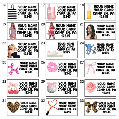 Decked Out Apparel Icon Address Labels