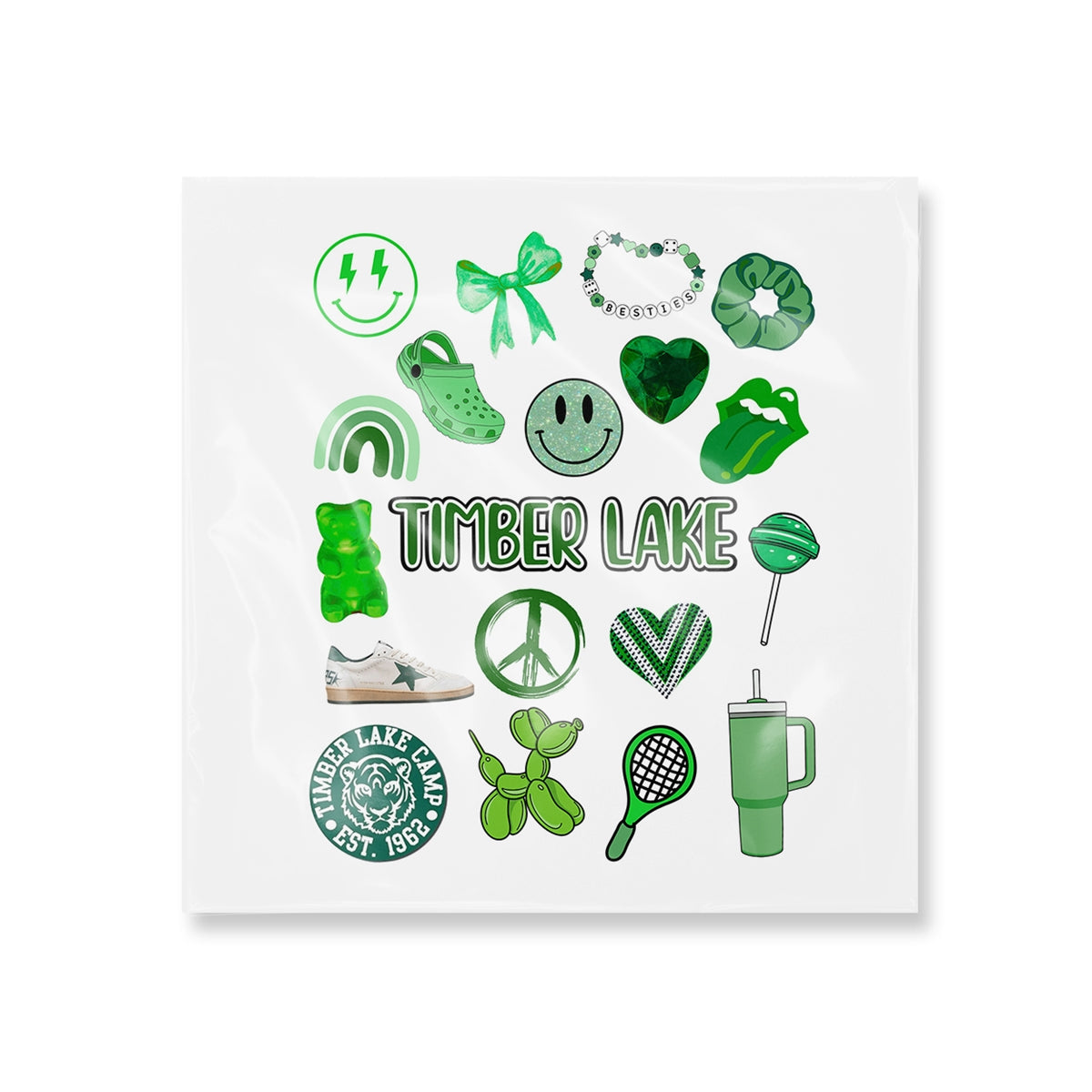 Decked Out Apparel Sticker Sheets