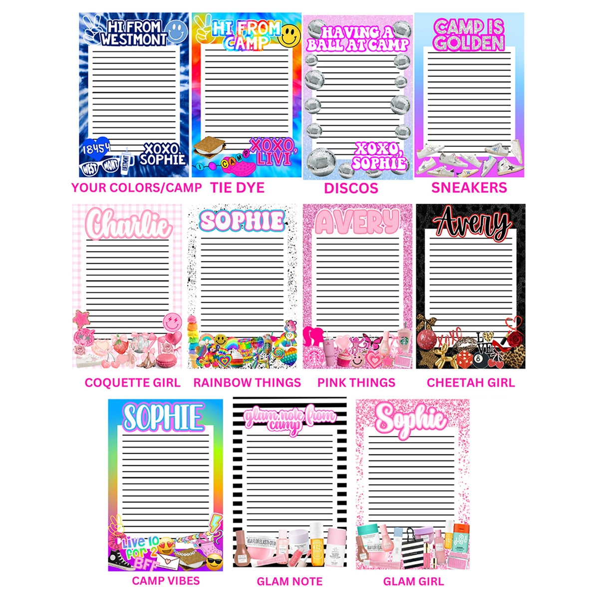 Decked Out Apparel Designed Notepads