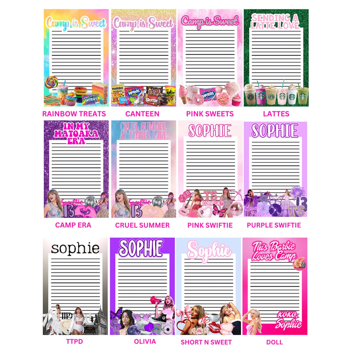 Decked Out Apparel Designed Notepads