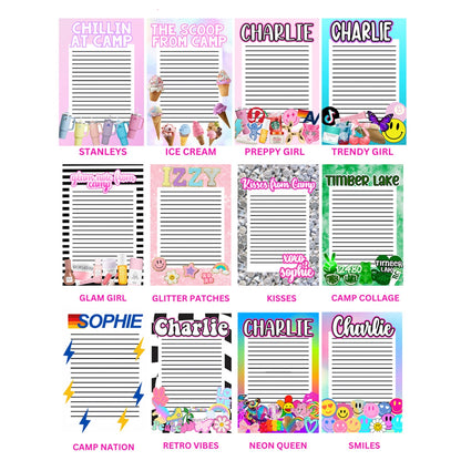 Decked Out Apparel Designed Notepads