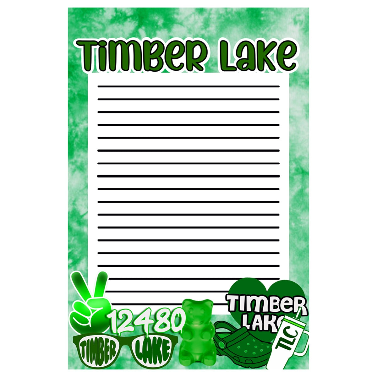 Decked Out Apparel Designed Notepads