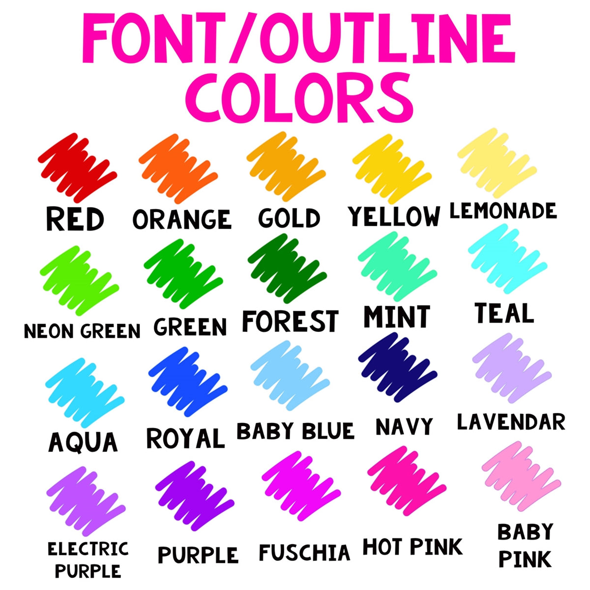 Decked Out Apparel Custom Address Labels