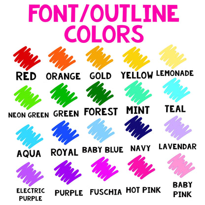 Decked Out Apparel Custom Address Labels