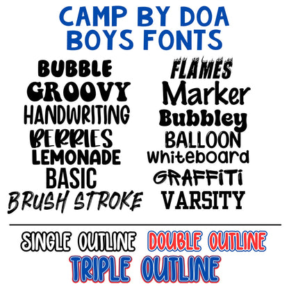 Decked Out Apparel Favorite Things Camp Blanket