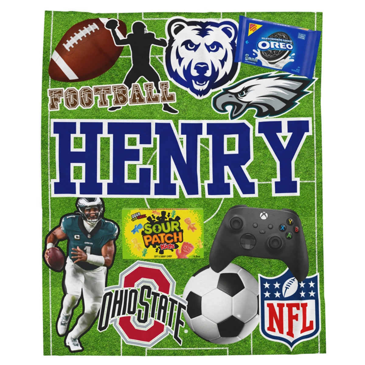 Decked Out Apparel Favorite Things Camp Blanket