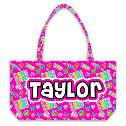 Namedrops Zipper Tote