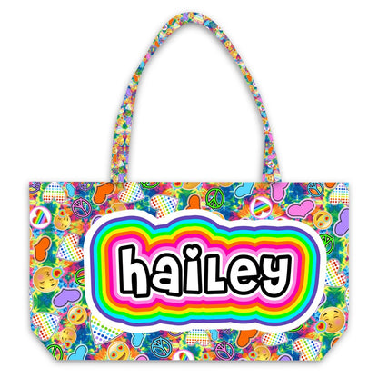 Namedrops Zipper Tote