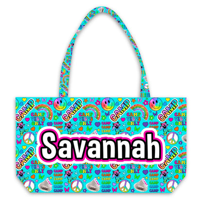 Namedrops Zipper Tote