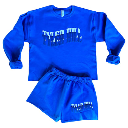 Melissa Nathan Puff Print Sweat Shorts