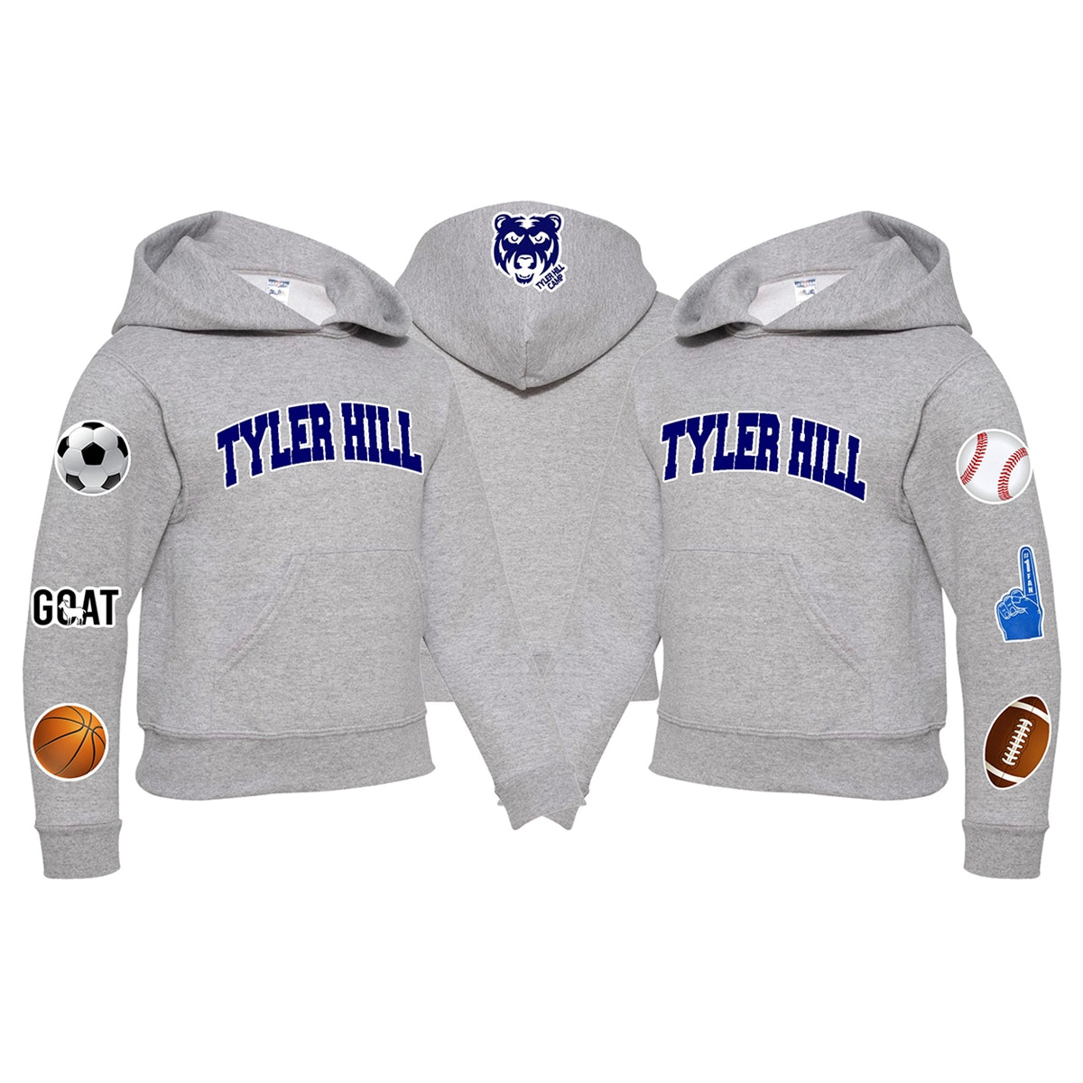 Melissa Nathan Boys Patch Decal Hoodie