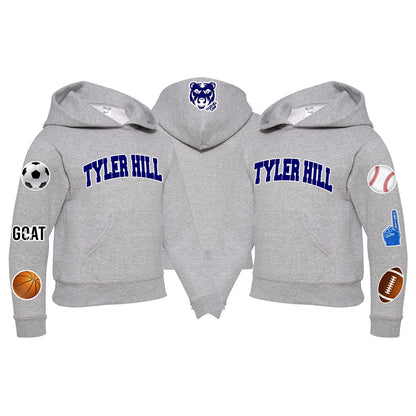 Melissa Nathan Boys Patch Decal Hoodie