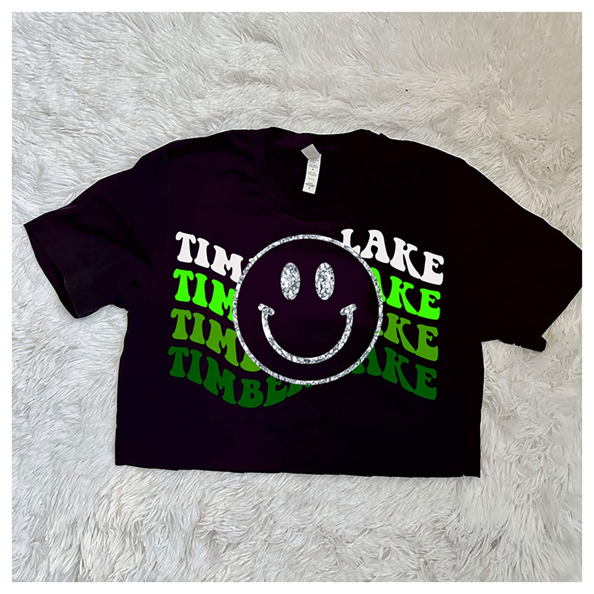 Decked Out Apparel Repeat Smiley Tee