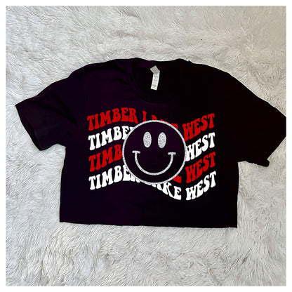 Decked Out Apparel Repeat Smiley Tee