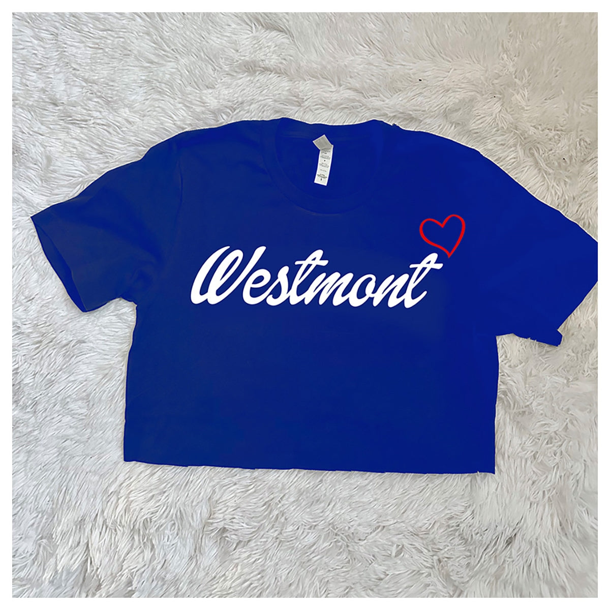 Decked Out Apparel Cursive Heart Tee