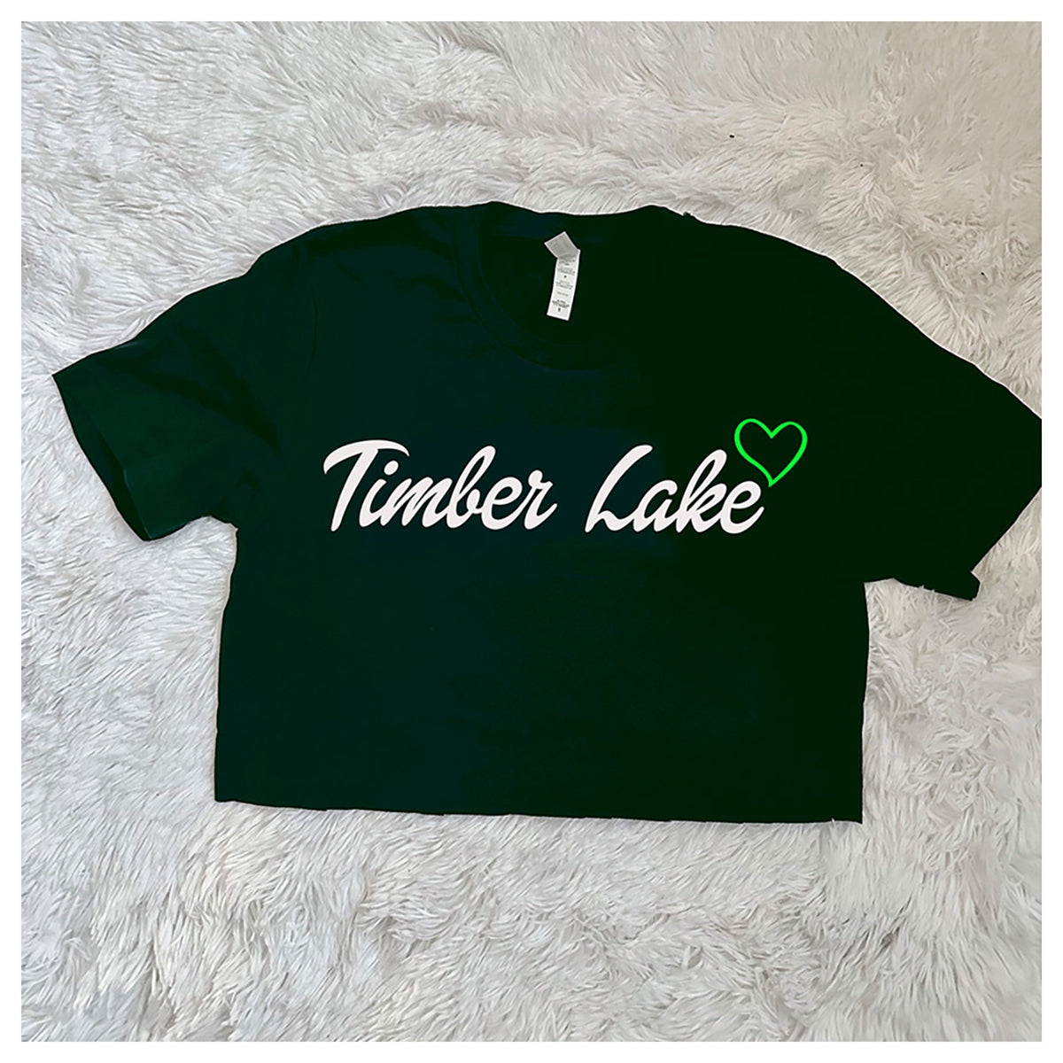 Decked Out Apparel Cursive Heart Tee