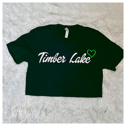 Decked Out Apparel Cursive Heart Tee