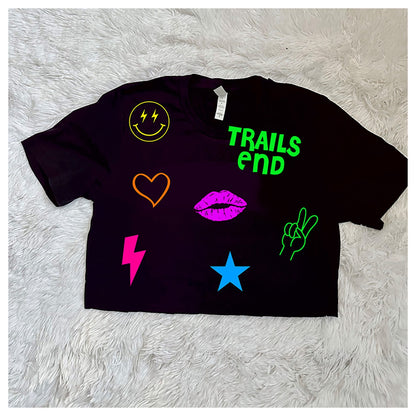 Decked Out Apparel Neon Decals Tee