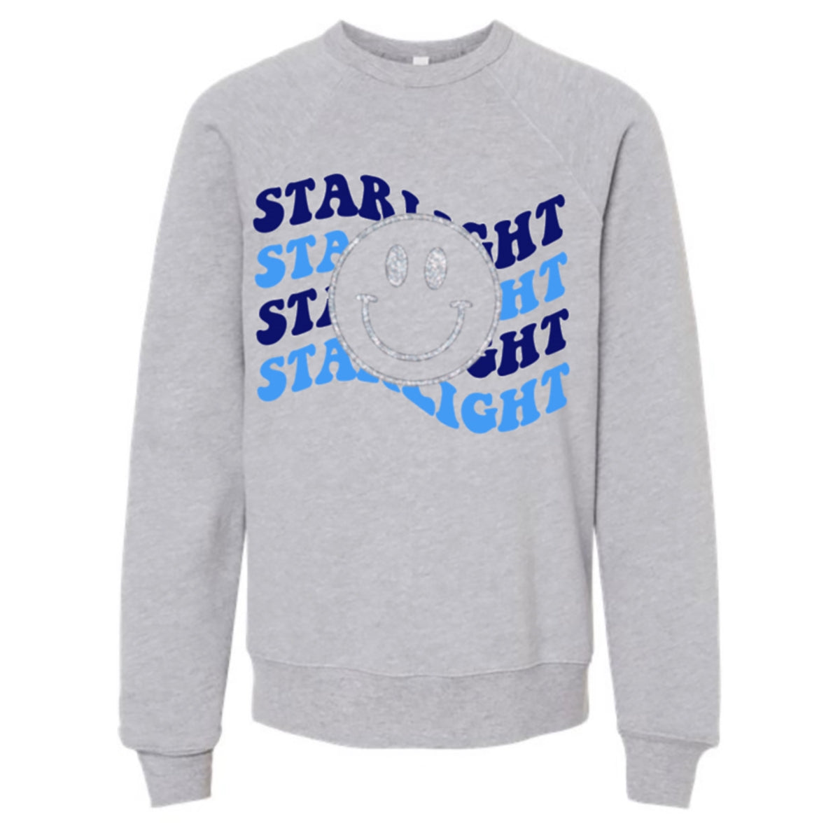 Decked Out Apparel Repeat Smiley Crew