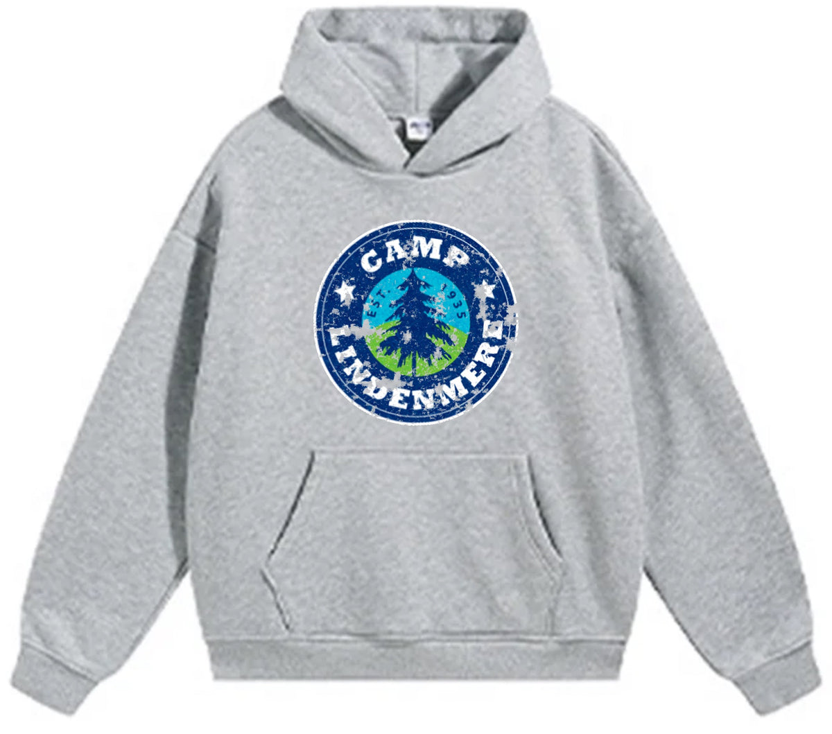 Melissa Nathan Camp Distressed Logo Hoodie