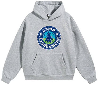 Melissa Nathan Camp Distressed Logo Hoodie
