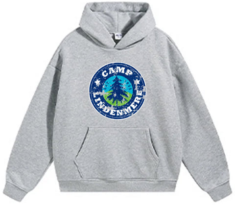 Melissa Nathan Camp Distressed Logo Hoodie