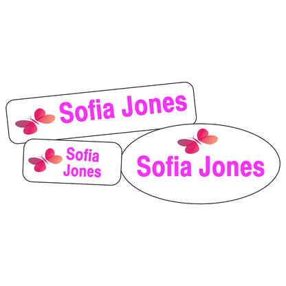 Laminated Stick-On Labels Camp Pack