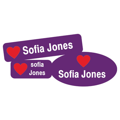 Laminated Stick-On Labels Camp Pack