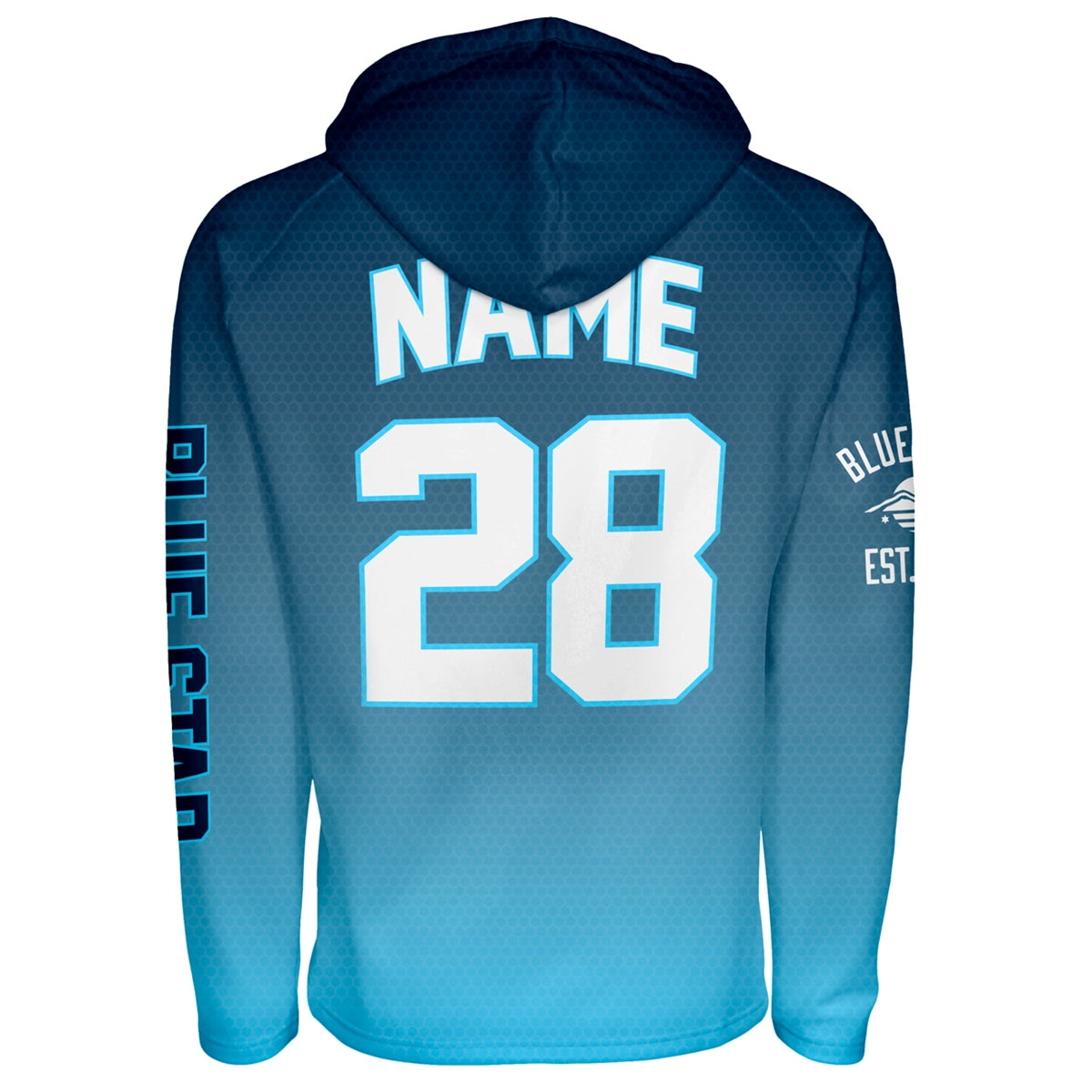 Athletic Camper Oversized Gradient Hoodie