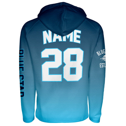 Athletic Camper Oversized Gradient Hoodie