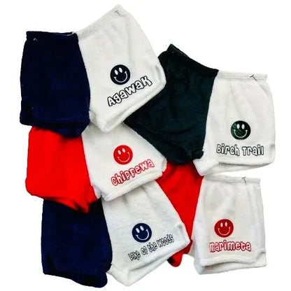 Made with Love and Kisses Pajama Shorts - Smiley