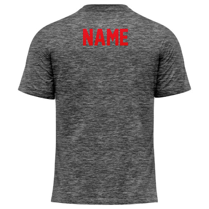 Athletic Camper Performance Heathered Logo Tee