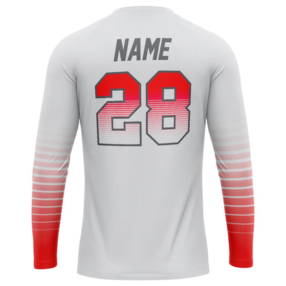 Athletic Camper Performance Arm Stripe Long Sleeve Tee