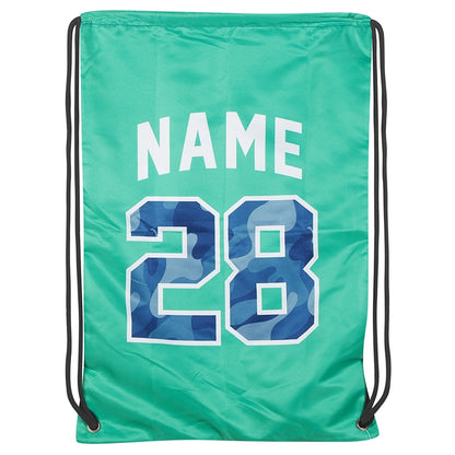 Athletic Camper Camo Drawstring Bag