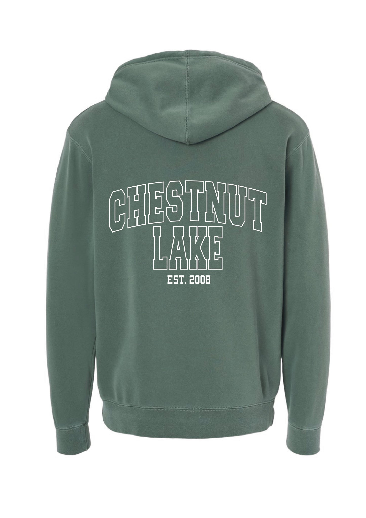 Distressed Green Hoodie