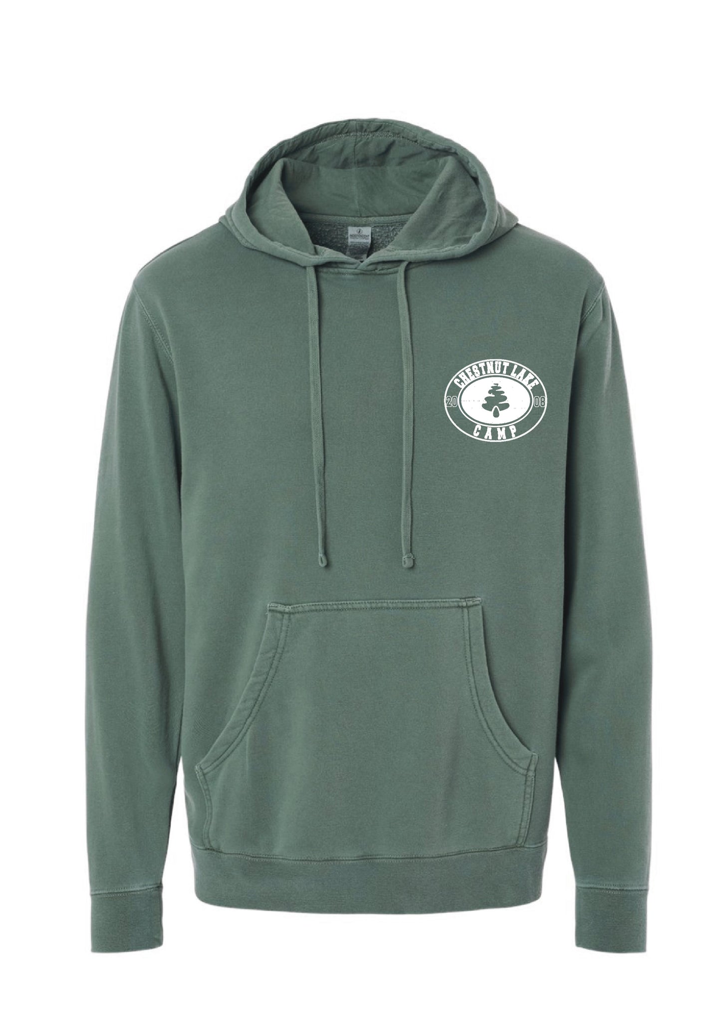 Distressed Green Hoodie