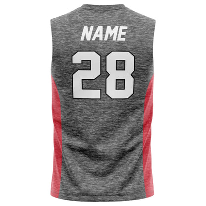 Athletic Camper Performance Heather Grey Muscle Tank