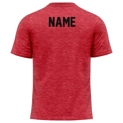 Athletic Camper Performance Heathered Logo Tee