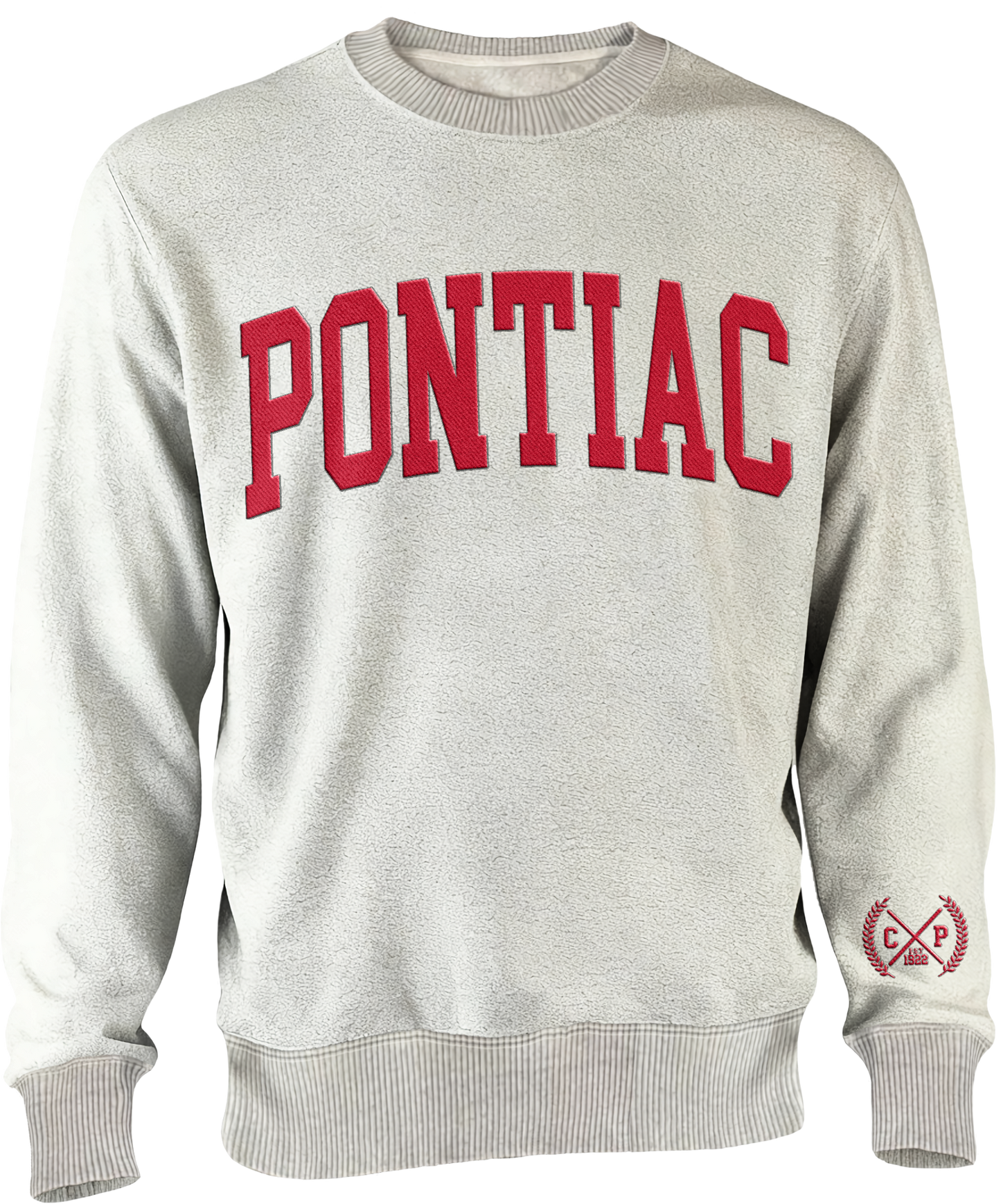 Comfy Camper Embroidered Crew Neck Sweatshirt