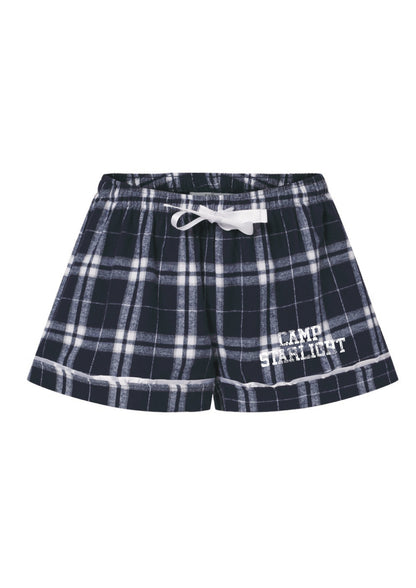 Flannel Pajama Shorts