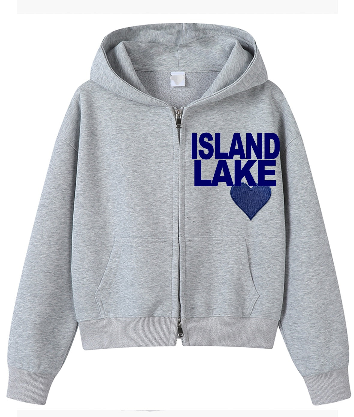 Melissa Nathan Camp City Grey Zip Up