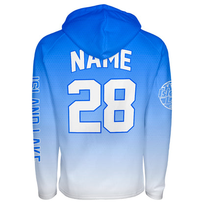 Athletic Camper Oversized Gradient Hoodie