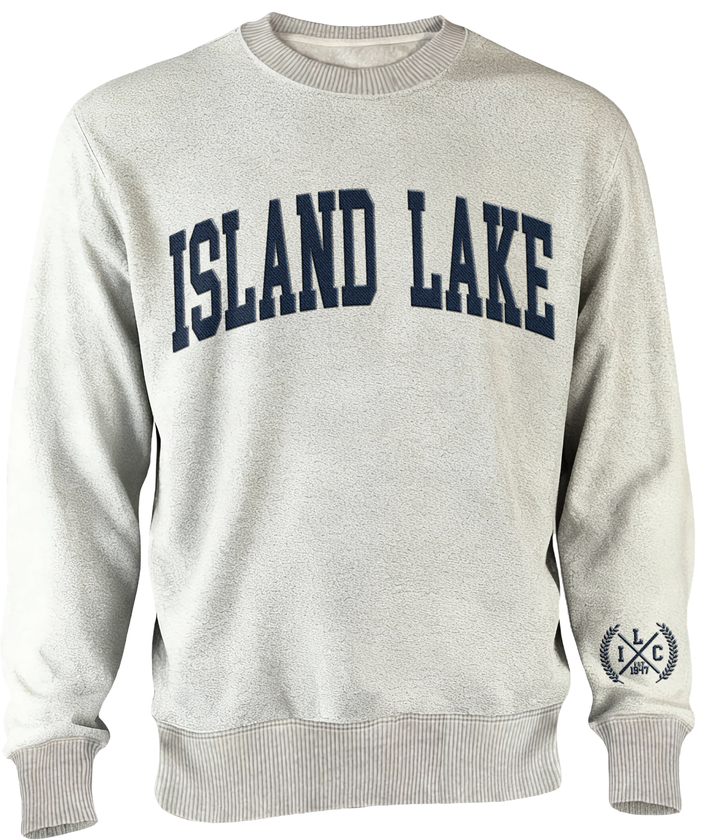 Comfy Camper Embroidered Crew Neck Sweatshirt