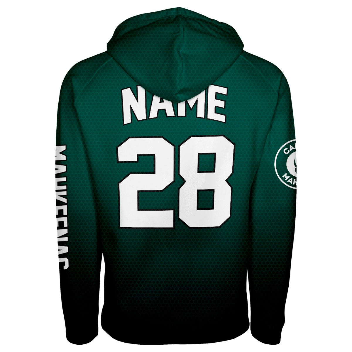 Athletic Camper Oversized Gradient Hoodie