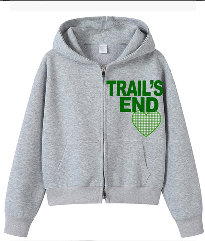 Melissa Nathan Camp City Grey Zip Up