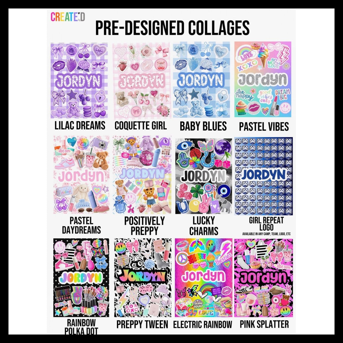 Create By D Repeating Pattern Comforter