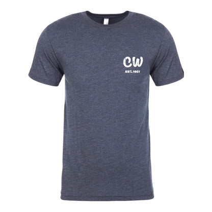 Distressed Navy T-Shirt