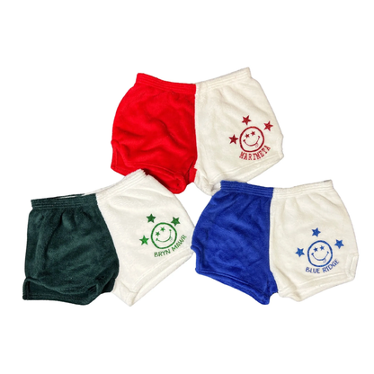 Made with Love and Kisses Pajama Shorts - Star Eyed Smiley