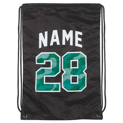 Athletic Camper Camo Drawstring Bag