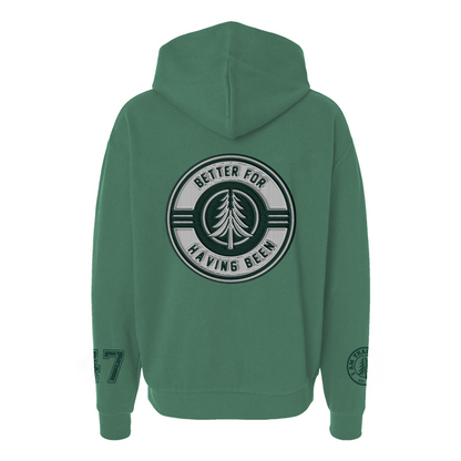 Comfy Camper Pocket Logo with Back Patch Sweatshirt